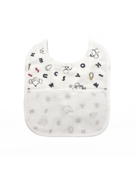 Babero estampado 5704M2 Marbet (17,00 x 18,00 cm), blíster de 3 u