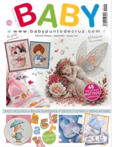 Revista Punto de cruz Baby Nº 155