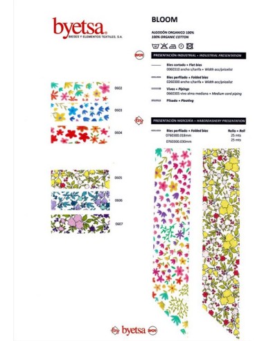 Bies perfilado Bloom 7603, 25 m