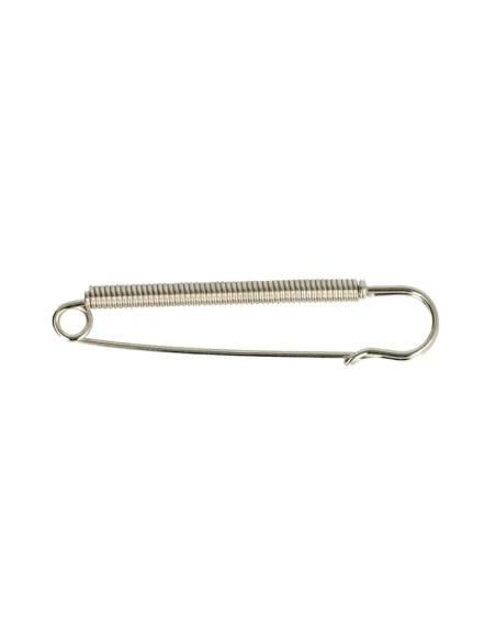 Imperdible Kilt espiral plata Opry 97546, bolsa 10 und.
