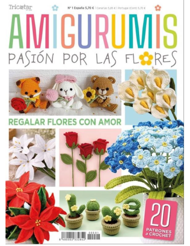 Revista amigurumis Pasión por las flores Nº 1