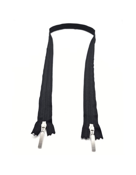 Cremallera cerrada nylon malla 3 con doble cursor invertido YKK, unidad