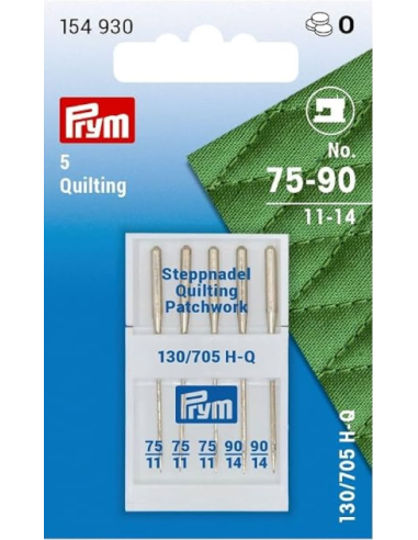 Aguja máquina Quilting T.P. Prym 154930, blíster