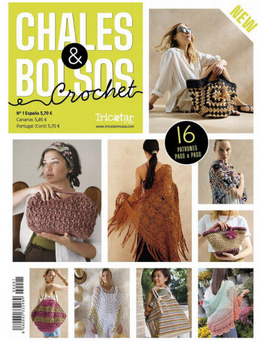 Revista Chales y Bolsos crochet Nº 1