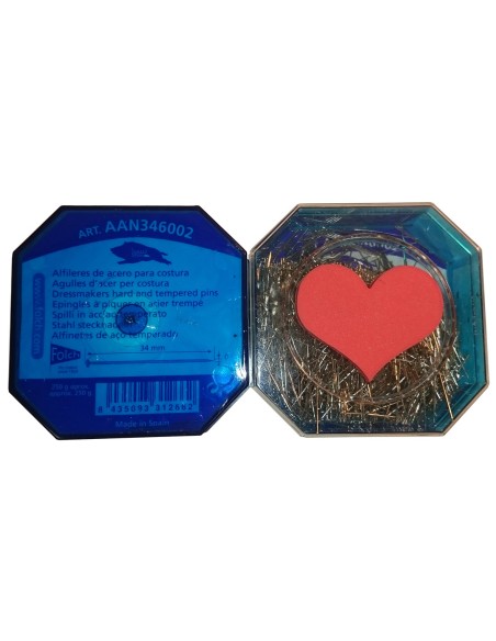 Alfiler acero AAN346002 06x34 mm, 250 gr