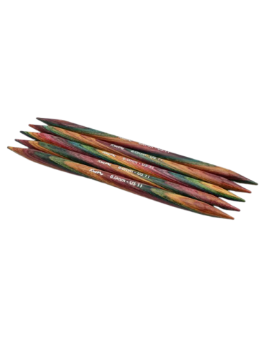Aguja doble punta Knitpro Symfonie2 20 cm, juego de 5
