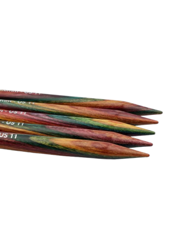 Aguja doble punta Knitpro Symfonie2 20 cm, juego de 5