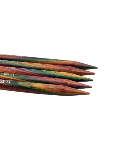 Aguja doble punta Knitpro Symfonie2 20 cm, juego de 5