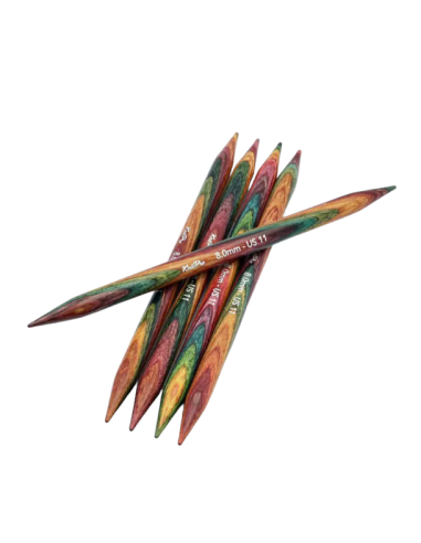 Aguja doble punta Knitpro Symfonie2 20 cm, juego de 5