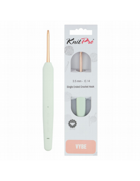 Ganchillo KnitPro Vybe oro rosa, blíster