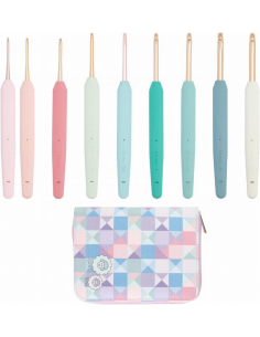 Set 9 ganchillos Vybe Deluxe KnitPro 30180