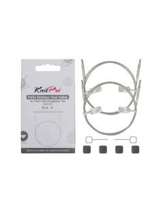 Cable acero inox. transp. Mindful Petite Knitpro