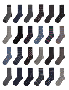 Calcetín fant. sensitive mano hombre Soxland 2026EXPO1, expo 24 pares 2