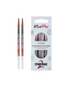 Aguja intercambiable Knitpro Symfonie2 10 cm, par