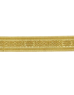 Galón metal jacquard reversible 9709, metro