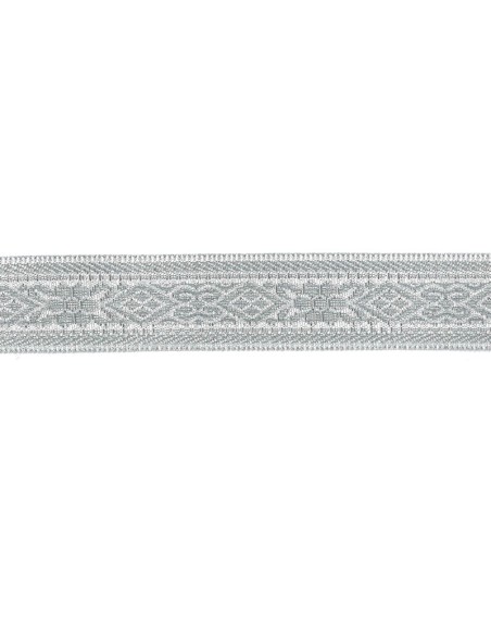 Galón metal jacquard reversible 9709, metro