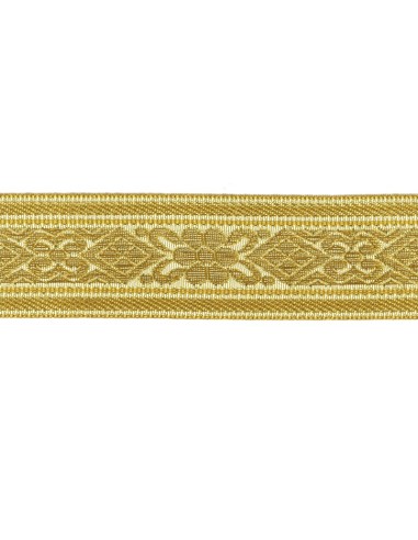 Galón metal jacquard reversible 9709, metro