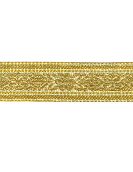 Galón metal jacquard reversible 9709, metro