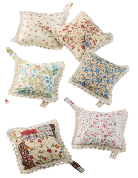 Alfileteros estampados AF0024, 6 unidades surtidas