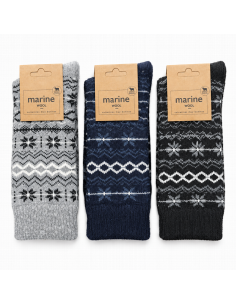 Calcetín hombre greca invierno 5030, par