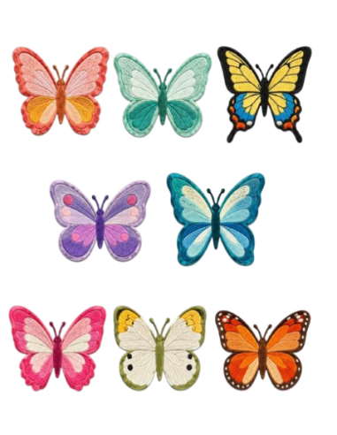 Expositor bordado 8283 Butterflies, 24 u