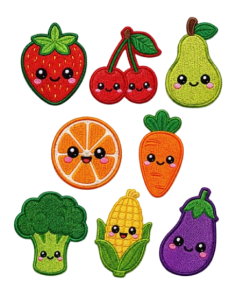 Expositor bordado 8284 Fruits, 24 u