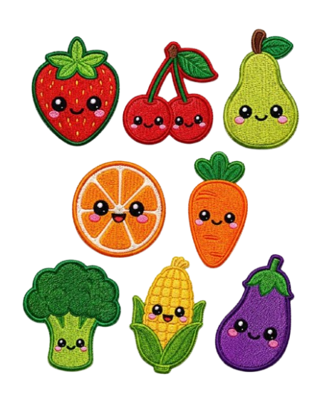 Expositor bordado 8284 Fruits, 24 u