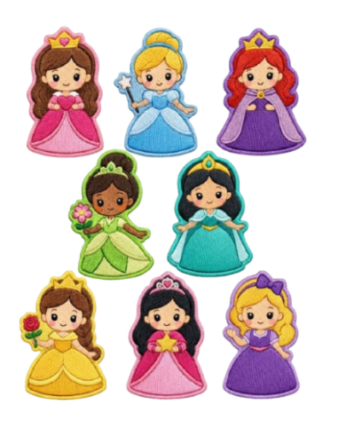 Expositor bordado 8295 Princesses, 24 u
