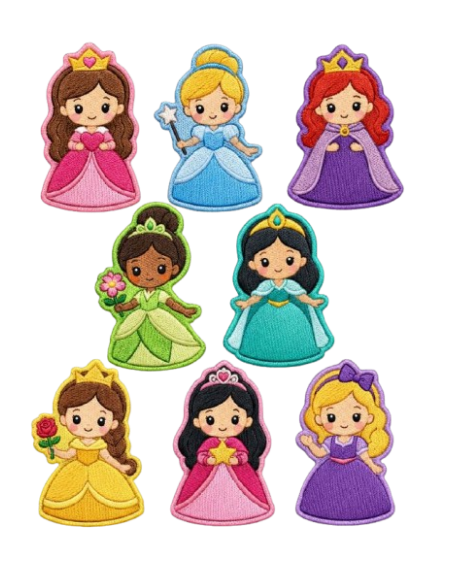 Expositor bordado 8295 Princesses, 24 u