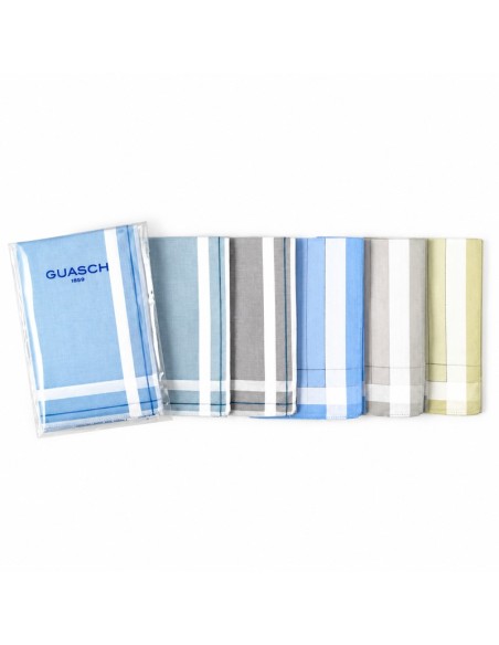 Pañuelo Guasch (104-95 P CD) Surt. 43x43 cm, caja de 12 u