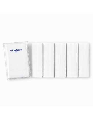 Pañuelo Guasch (104-50 P CD) Blanco 43x43 cm, caja de 12 u