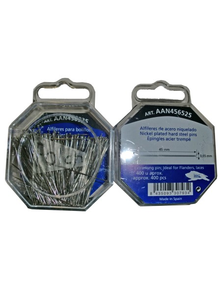 Alfiler bolillos AAN456525 0.65x45 mm, 400 u