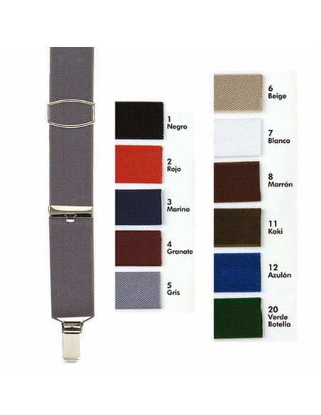 Tirante caballero liso 964 30 mm c/ pinza