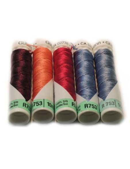Hilo seda real Gutermann 10 m (R753), 10 bobinas
