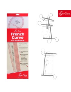 Regla plantilla curva french curve Sew Easy NL4199, u