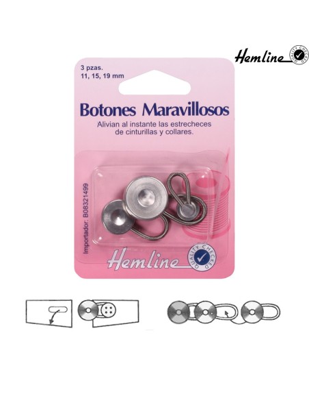 Botón maravilloso Hemline H896.99, blíster