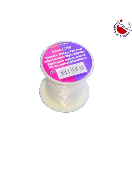 Hilo de nylon elástico 10829/5001, 100 m