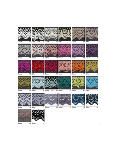 Puntilla bolillo 3207 (2,50 cm), metro