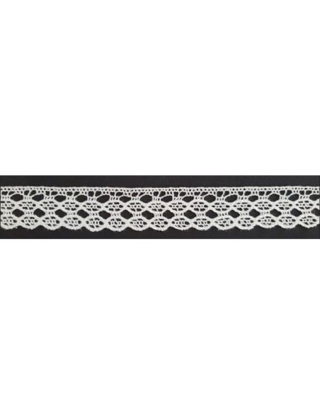 Puntilla algodón 73514 (1,30 cm), metro