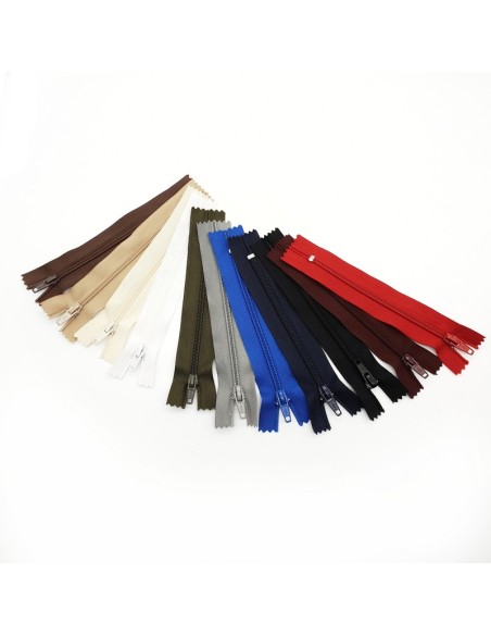 Cremallera cerrada nylon malla 5 mm reforzada