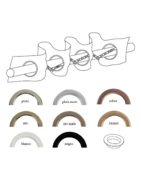 Embellecedores PL42 mm, 50 u