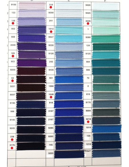 Cremallera separador nylon malla 6 mm