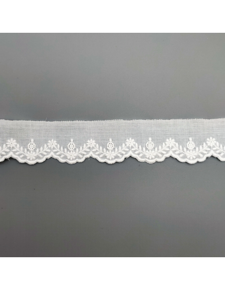 Tira bordada 216521 (2,5 cm), m