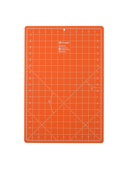 Base cortar 30 x 45 cm  naranja Prym 611466