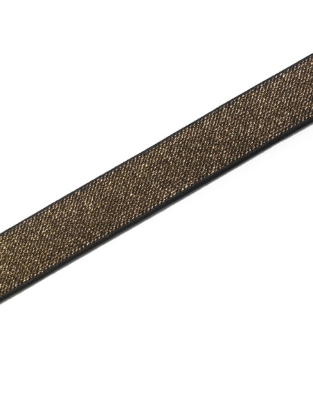 Elástico Prym 25 mm oro/negro 957468, 7 m