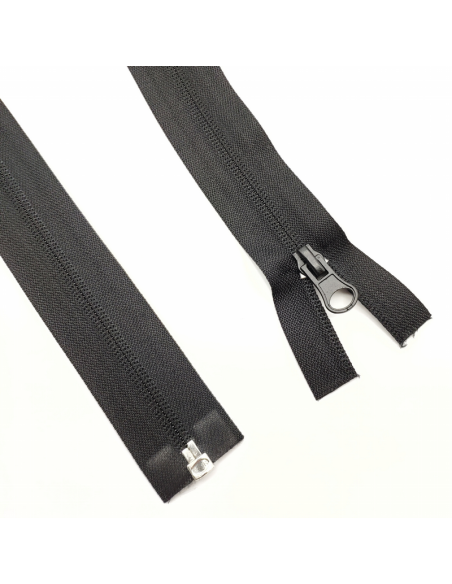 Cremallera separador nylon malla 5 mm con cursor invertido