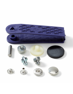 Broche anorak + herram. Prym 12 mm, blíster