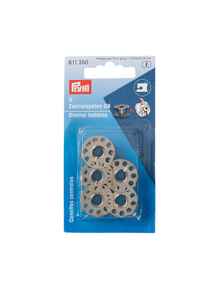 Canilla máquina metal Prym 611350, blíster de 5 u
