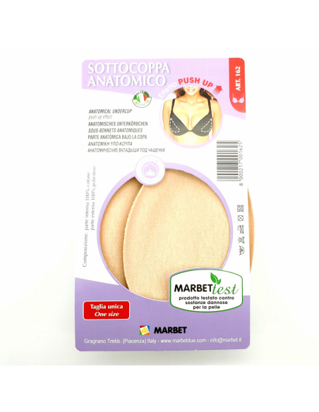Relleno anatómico push-up beige mod. 162