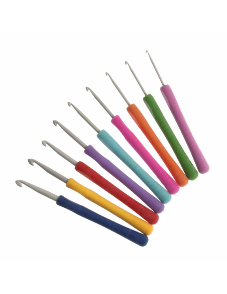 Estuche ganchillo ergonómico Pony 14 cm 56835 surtido